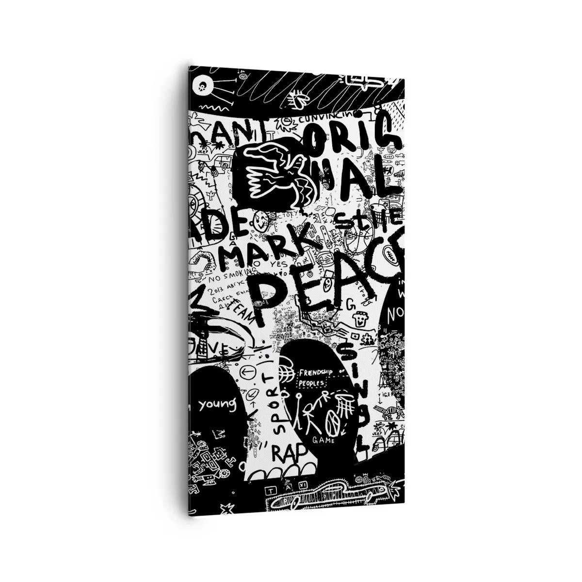 Obraz na plátně - Bohatý svět ulice - 65x120 cm