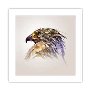 Plakát - Portrét bojovníka - 40x40 cm