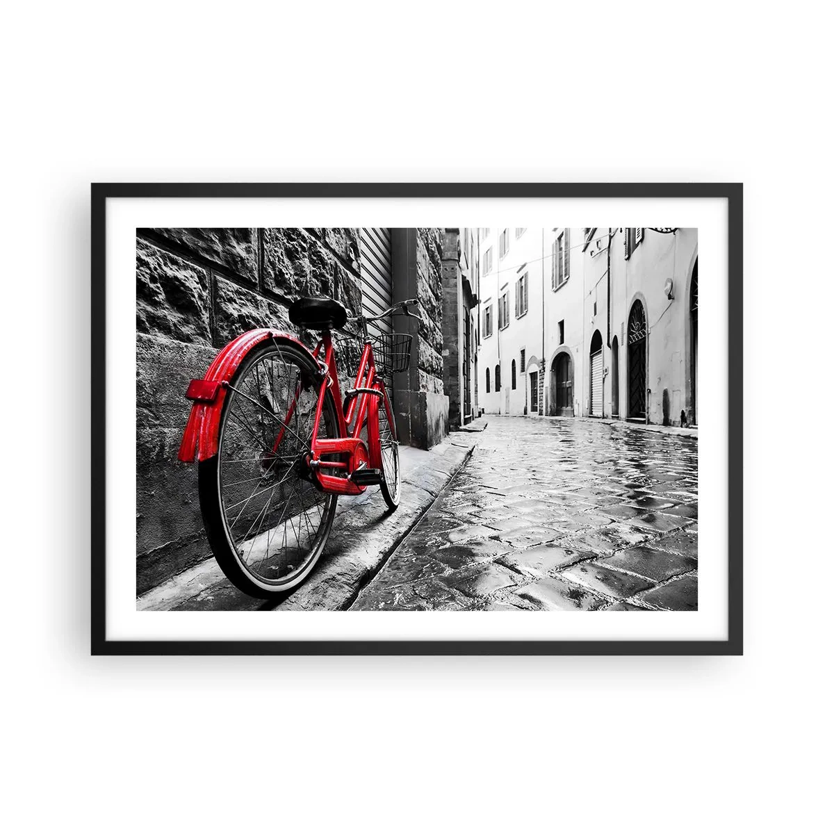 Plakát v černém rámu - Skutečná krása nestárne - 70x50 cm