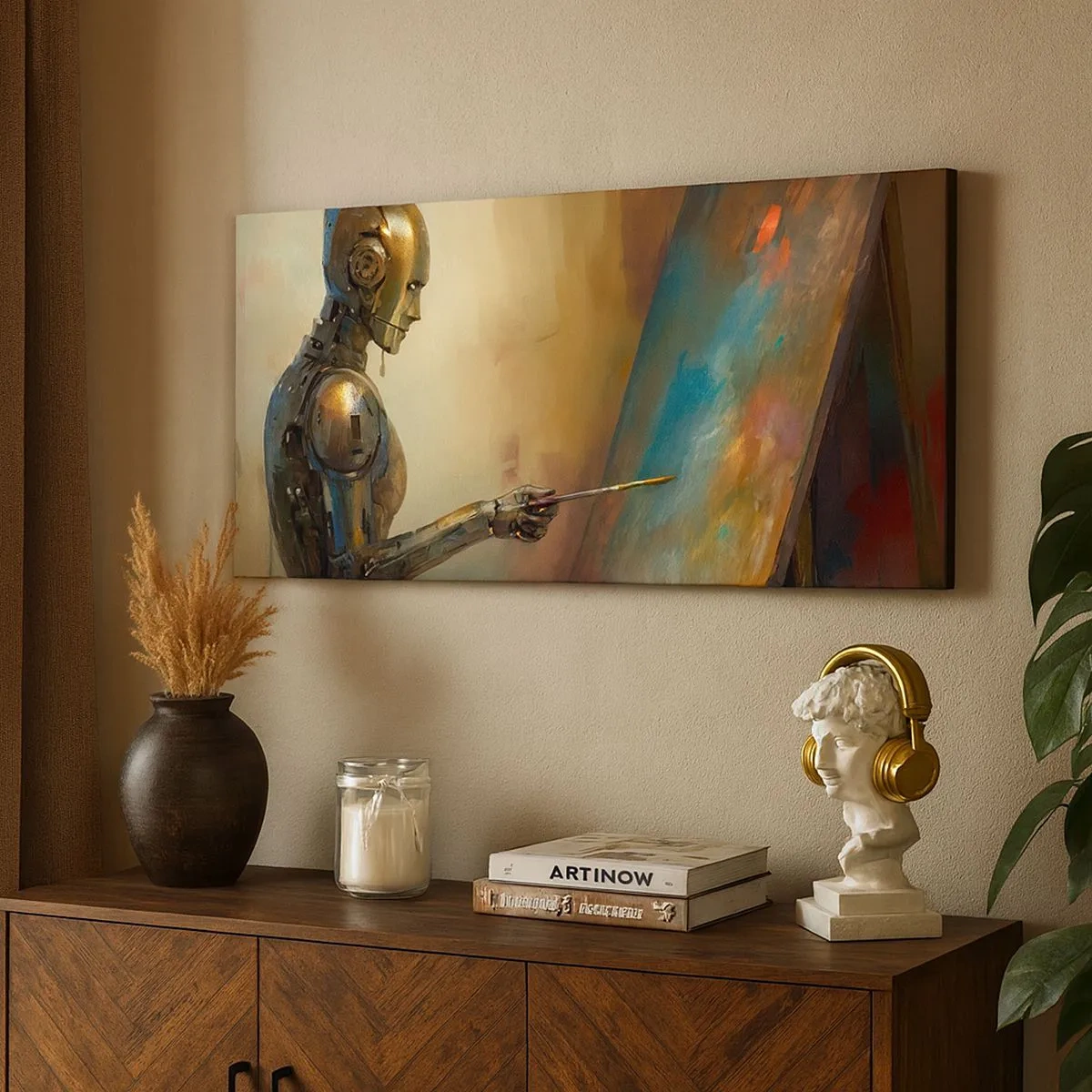 Obraz na plátně - Umění budoucnosti - 100x40 cm