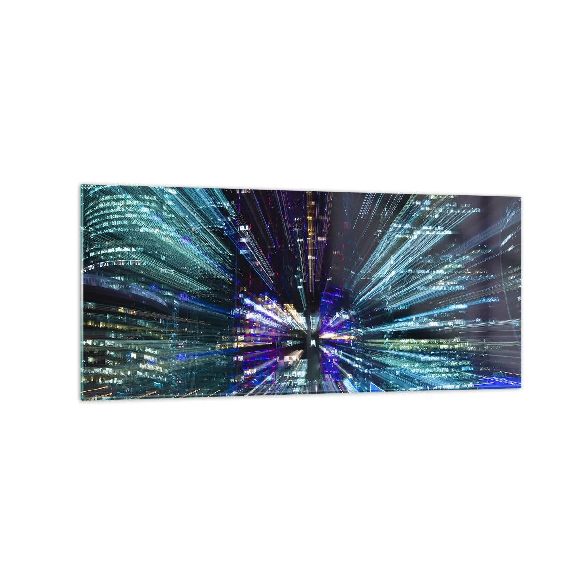 Obraz na skle - Přechod do hyperprostoru - 120x50 cm