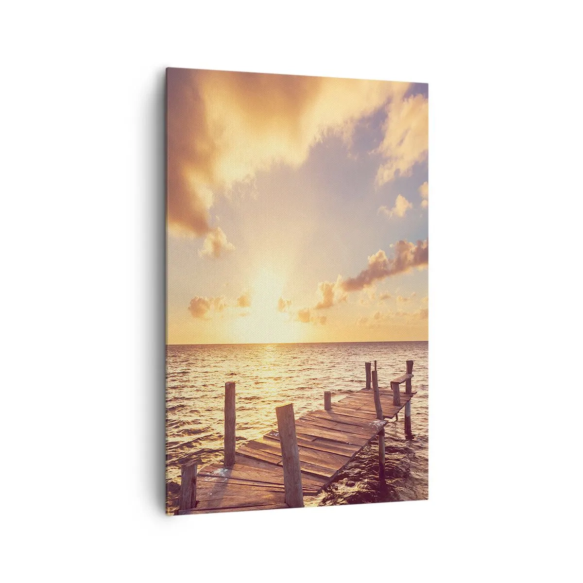 Obraz na plátně - Zlatá země laskavosti - 80x120 cm