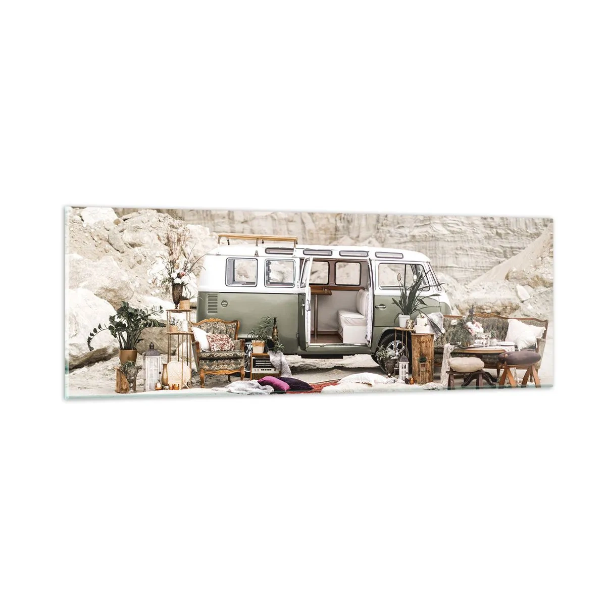 Obraz na skle - Cesta právě začíná - 90x30 cm