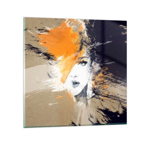 Obraz na skle - A je světlo - 60x60 cm