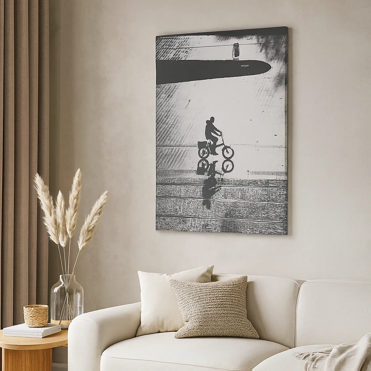 Obraz na plátně - Dopředu, přes město - 50x70 cm