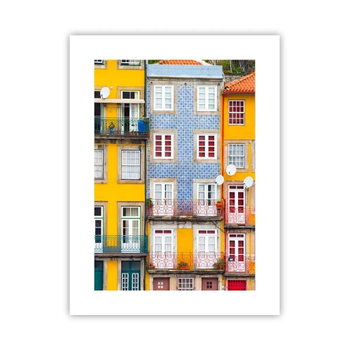 Plakát - Barvy starého města - 30x40 cm