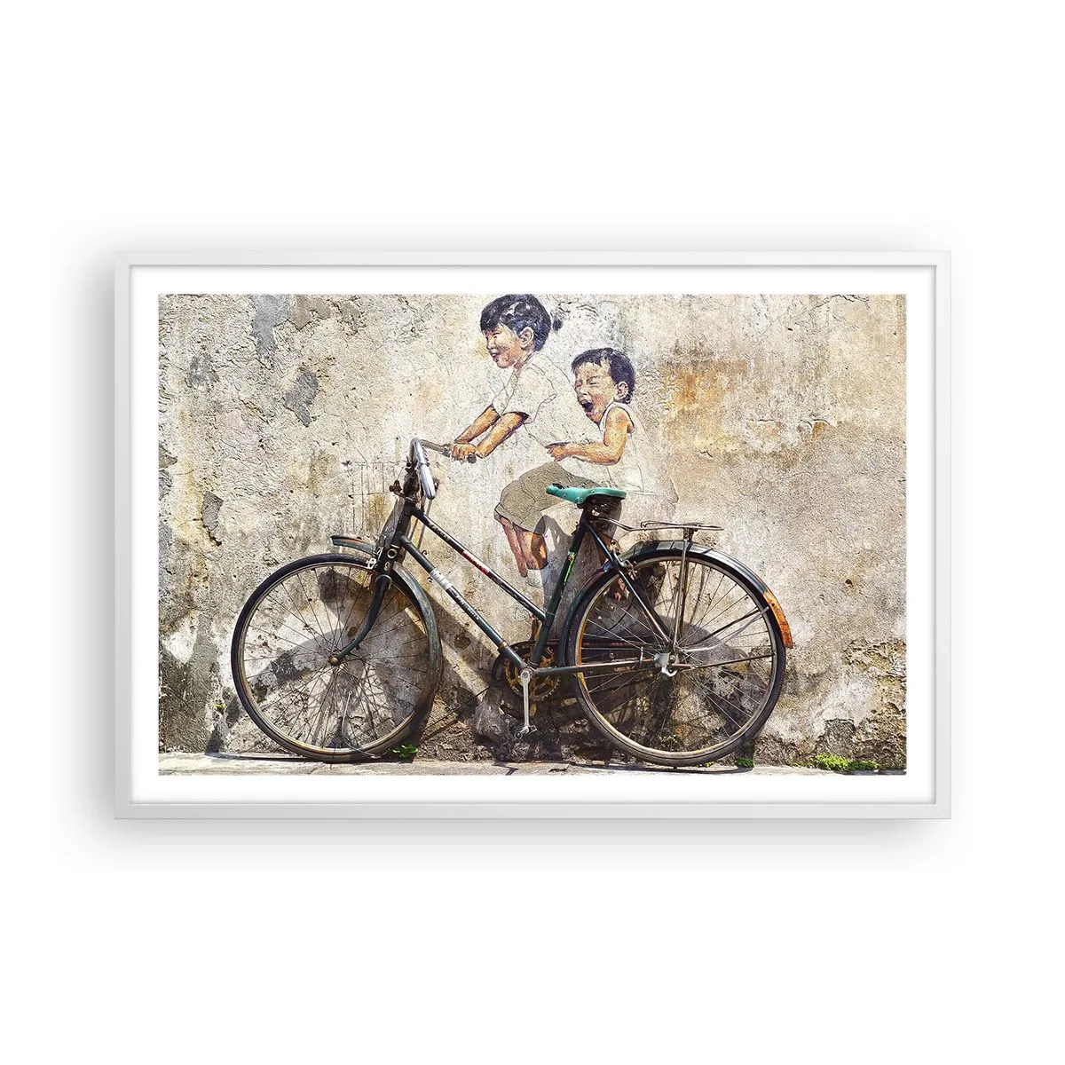 Plakát v bílém rámu - Pravda nebo klam? - 91x61 cm