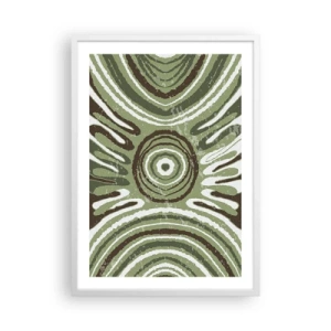 Plakát v bílém rámu - Exploze emocí - 50x70 cm