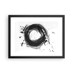 Plakát v černém rámu - Vír tvoření - 40x30 cm