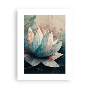 Plakát - Hvězdy a jezero - 30x40 cm