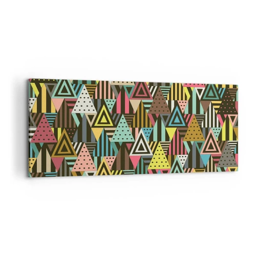 Obraz na plátně - V rytmu na tři - 100x40 cm