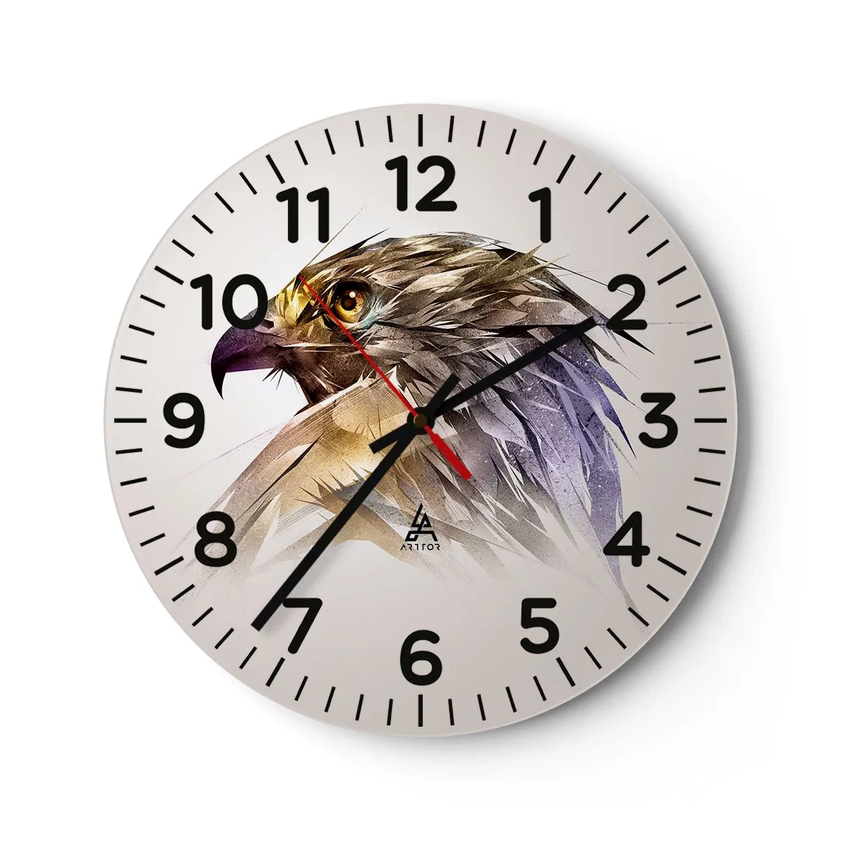 Nástěnné hodiny - Portrét bojovníka - 30x30 cm