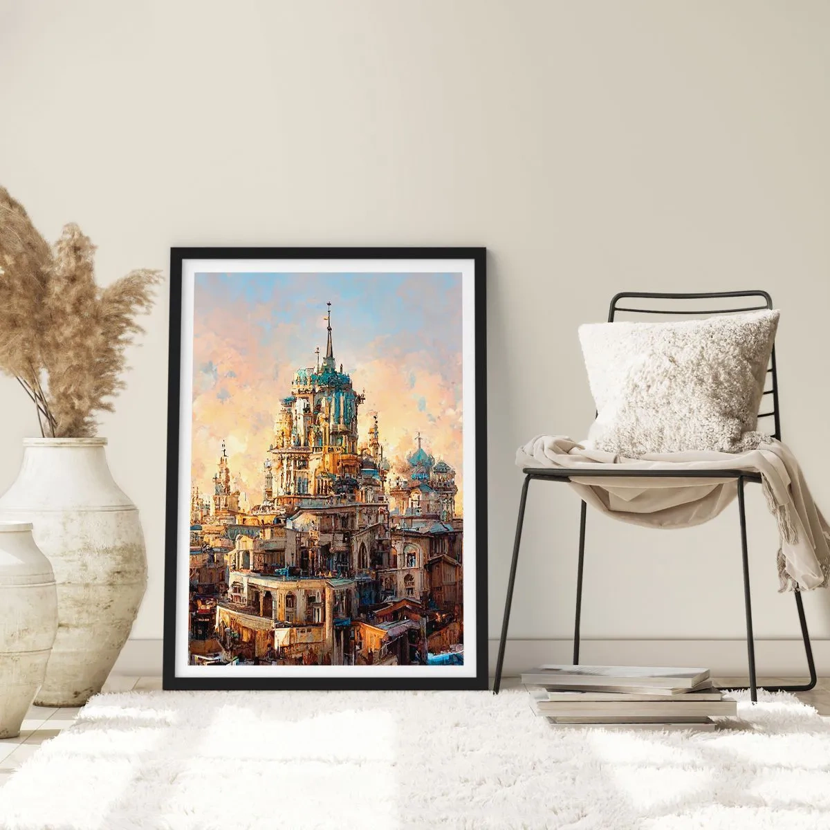 Plakát v černém rámu - Město měst - 61x91 cm