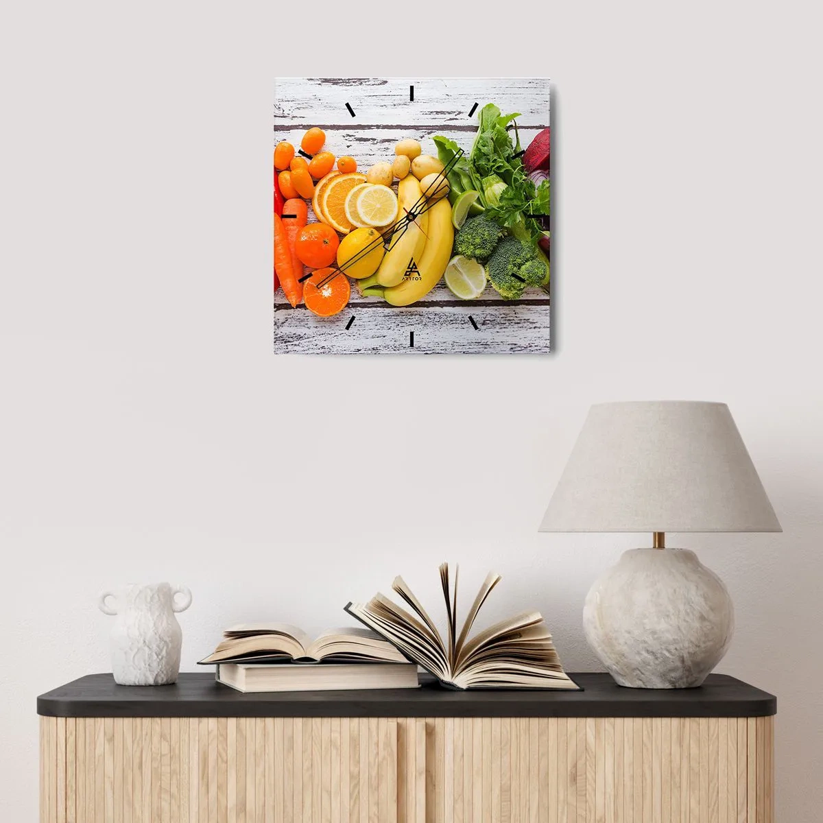 Nástěnné hodiny - To nestačí? - 40x40 cm