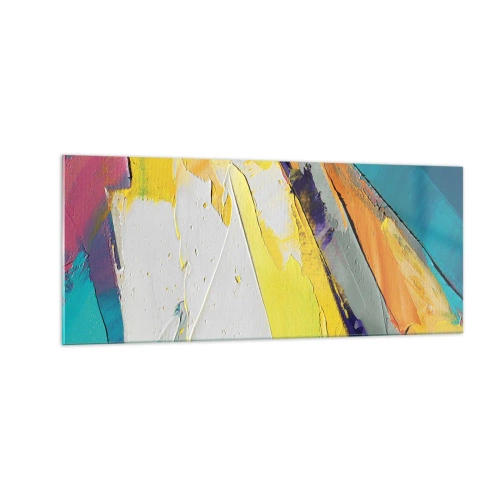 Obraz na skle - Anatomie světla - 100x40 cm