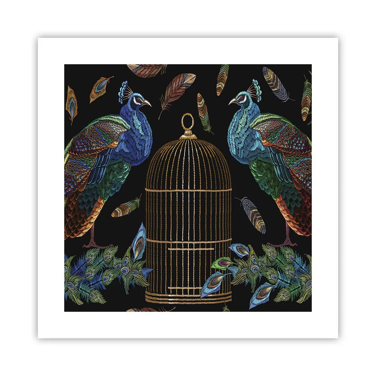 Plakát - V královském rouchu - 40x40 cm