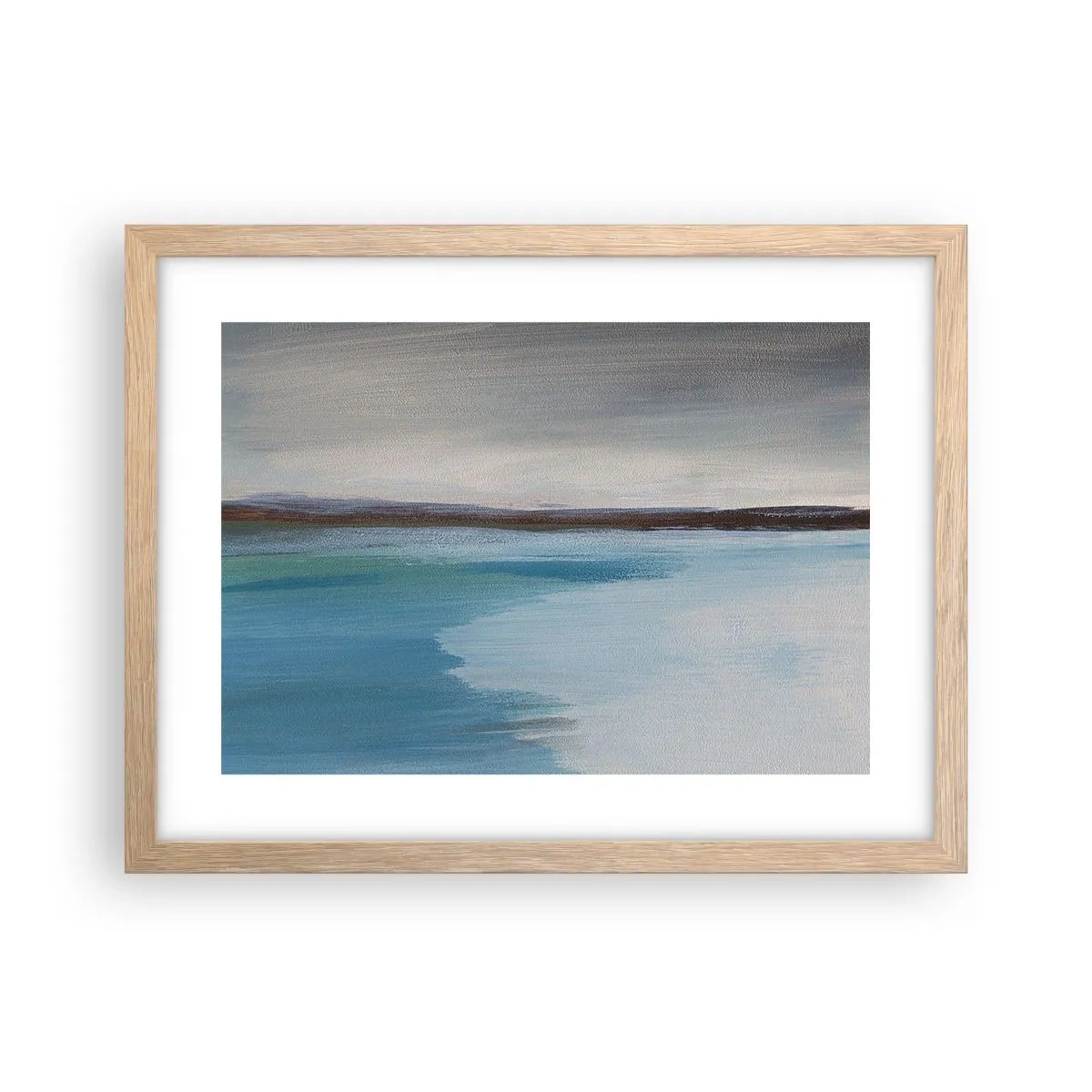 Plakát v rámu světlý dub - Horizontální krajina - 40x30 cm