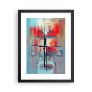 Plakát v černém rámu - Krajina v neznámé dimenzi - 30x40 cm