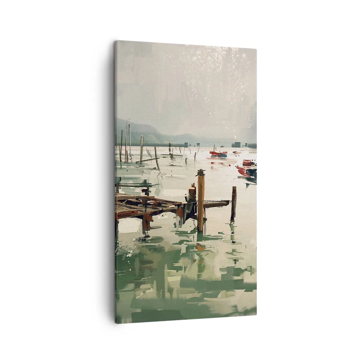 Obraz na plátně - Zalité roztaveným měsícem - 45x80 cm