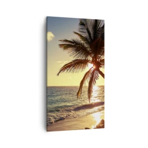 Obraz na plátně - Léto pod palmami - 45x80 cm