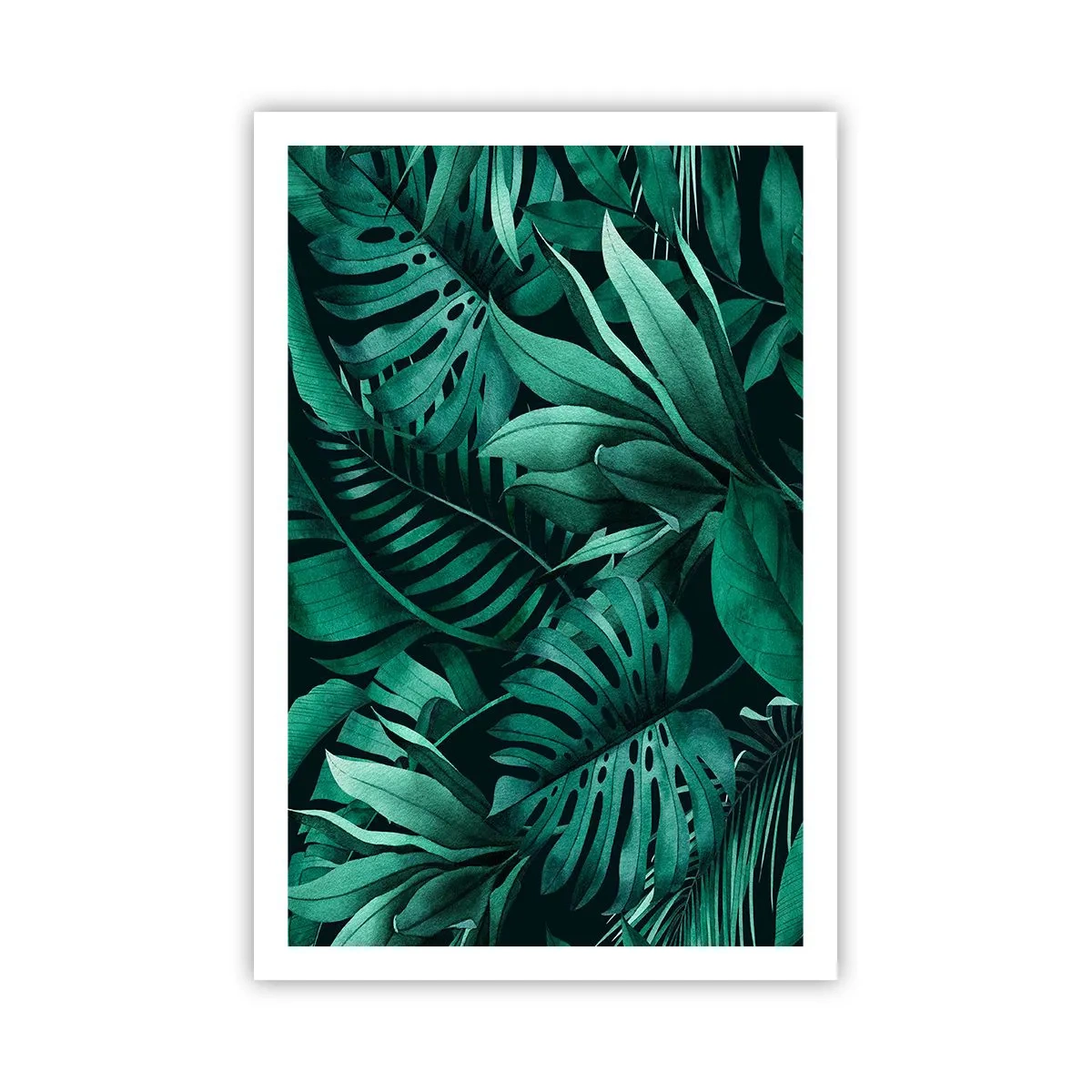 Plakát - Hloubka tropické zeleně - 61x91 cm