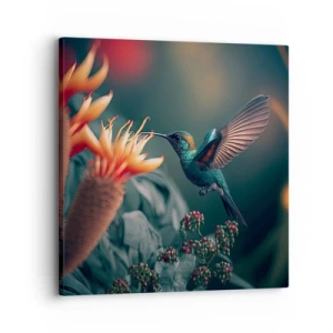 Obraz na plátně - Skutečně pestrý život - 30x30 cm