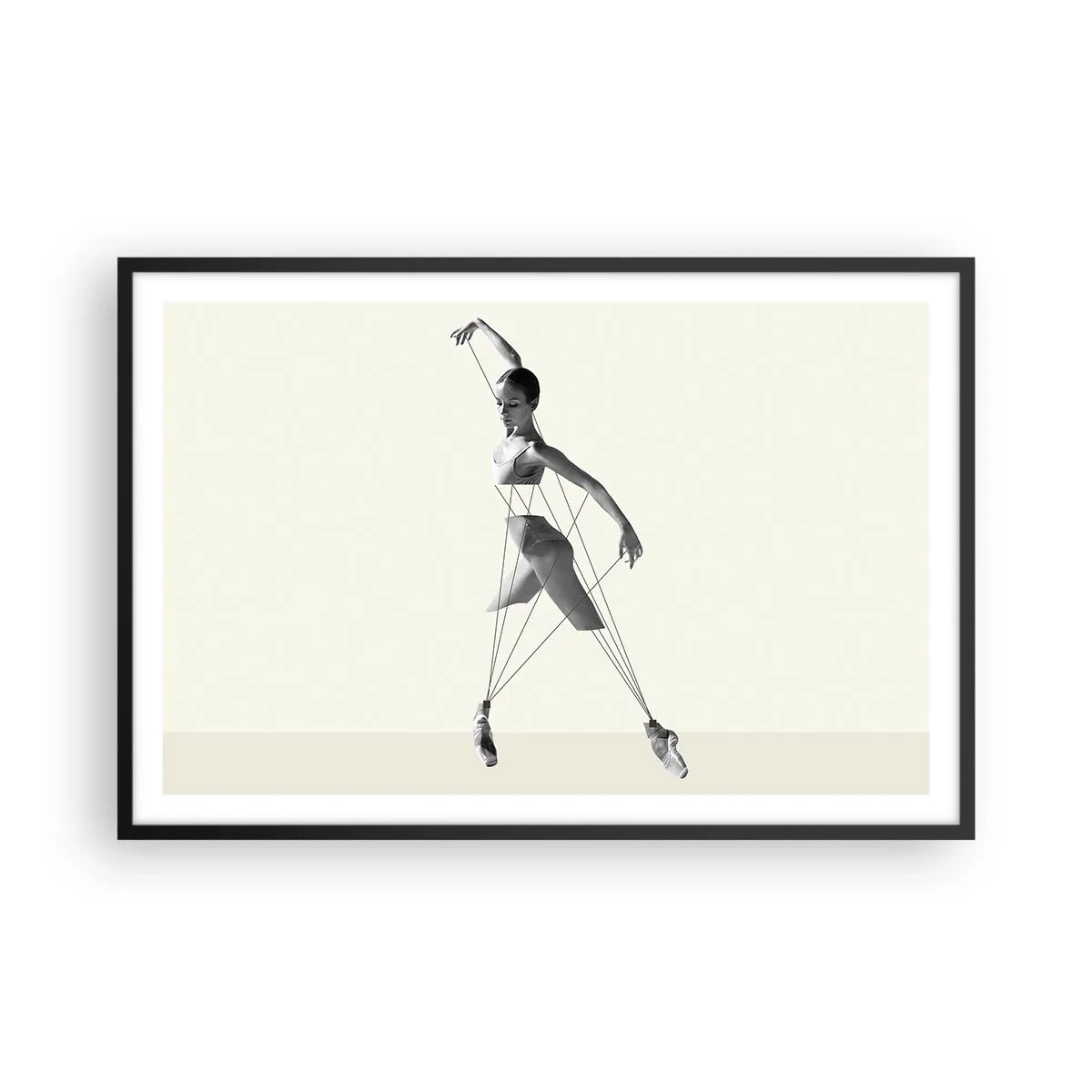 Plakát v černém rámu - V divadle světa - 91x61 cm