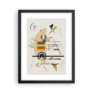 Plakát v černém rámu - A svět se směje - 30x40 cm