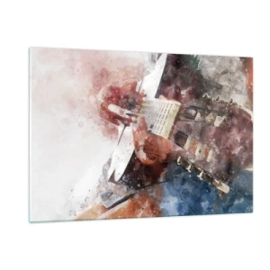 Obraz na skle - Co si o tom myslíš? - 120x80 cm