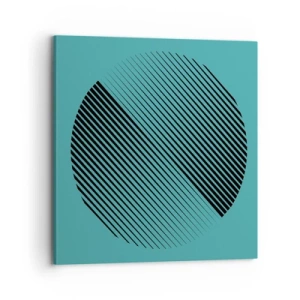 Obraz na plátně - Kruh – geometrická variace - 70x70 cm