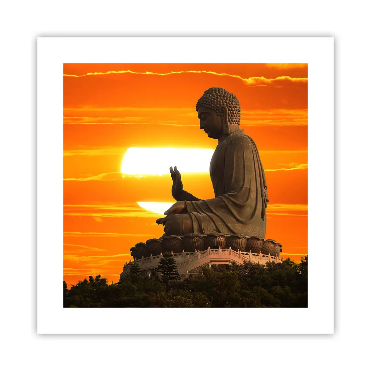 Plakát - Bez strachu ze světa - 40x40 cm