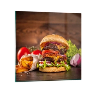 Obraz na skle - Zakázané ovoce - 30x30 cm