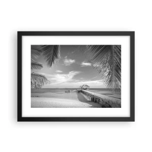 Plakát v černém rámu - Vzpomínka nebo sen? - 40x30 cm