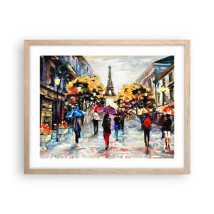 Plakát v rámu světlý dub - Na podzim zvlášť krásný - 50x40 cm