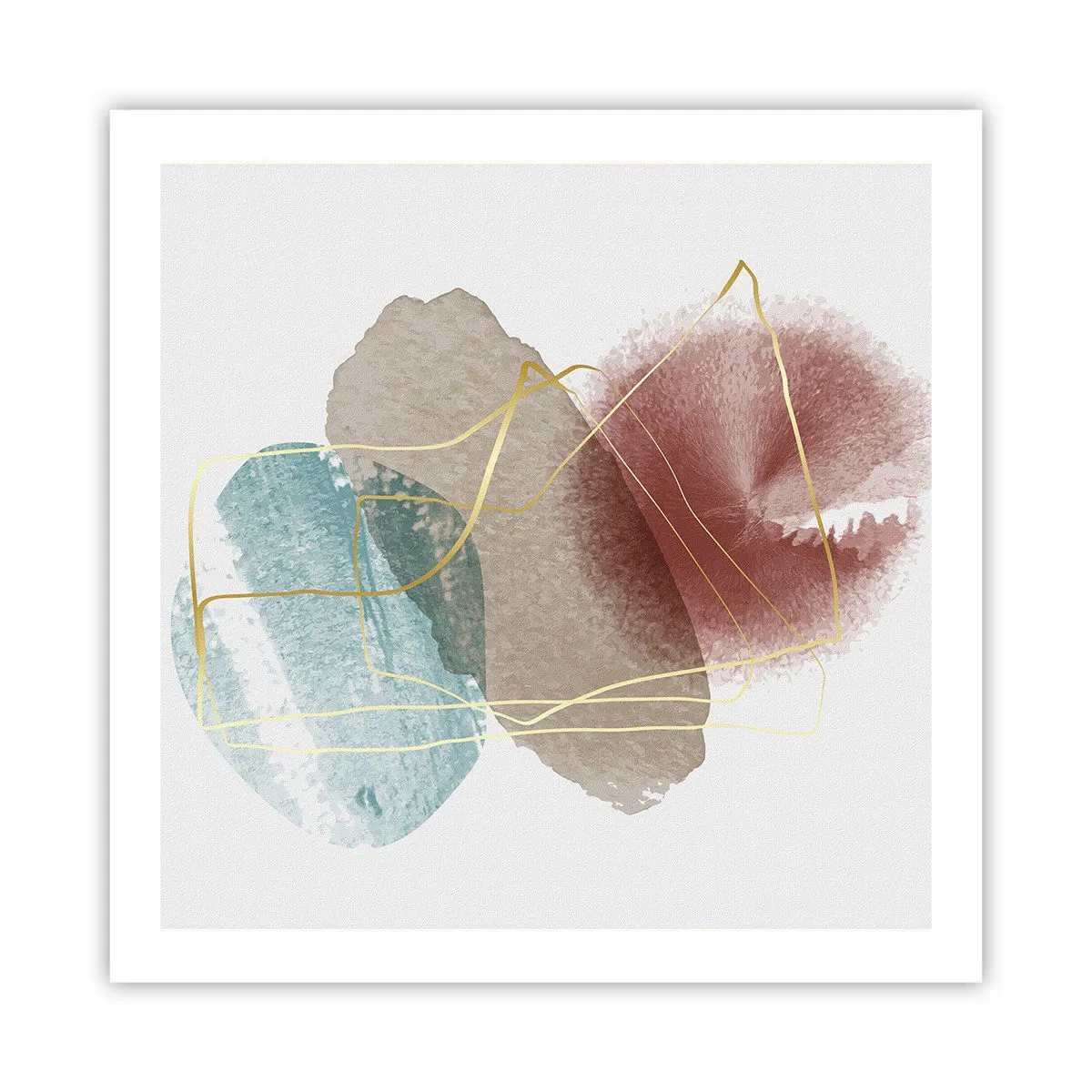 Plakát - Korálky prostoru - 60x60 cm