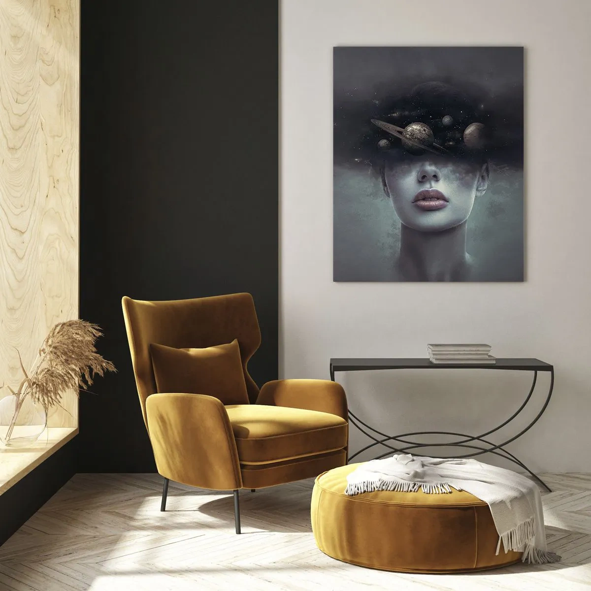 Obraz na skle - A planety… - 50x70 cm