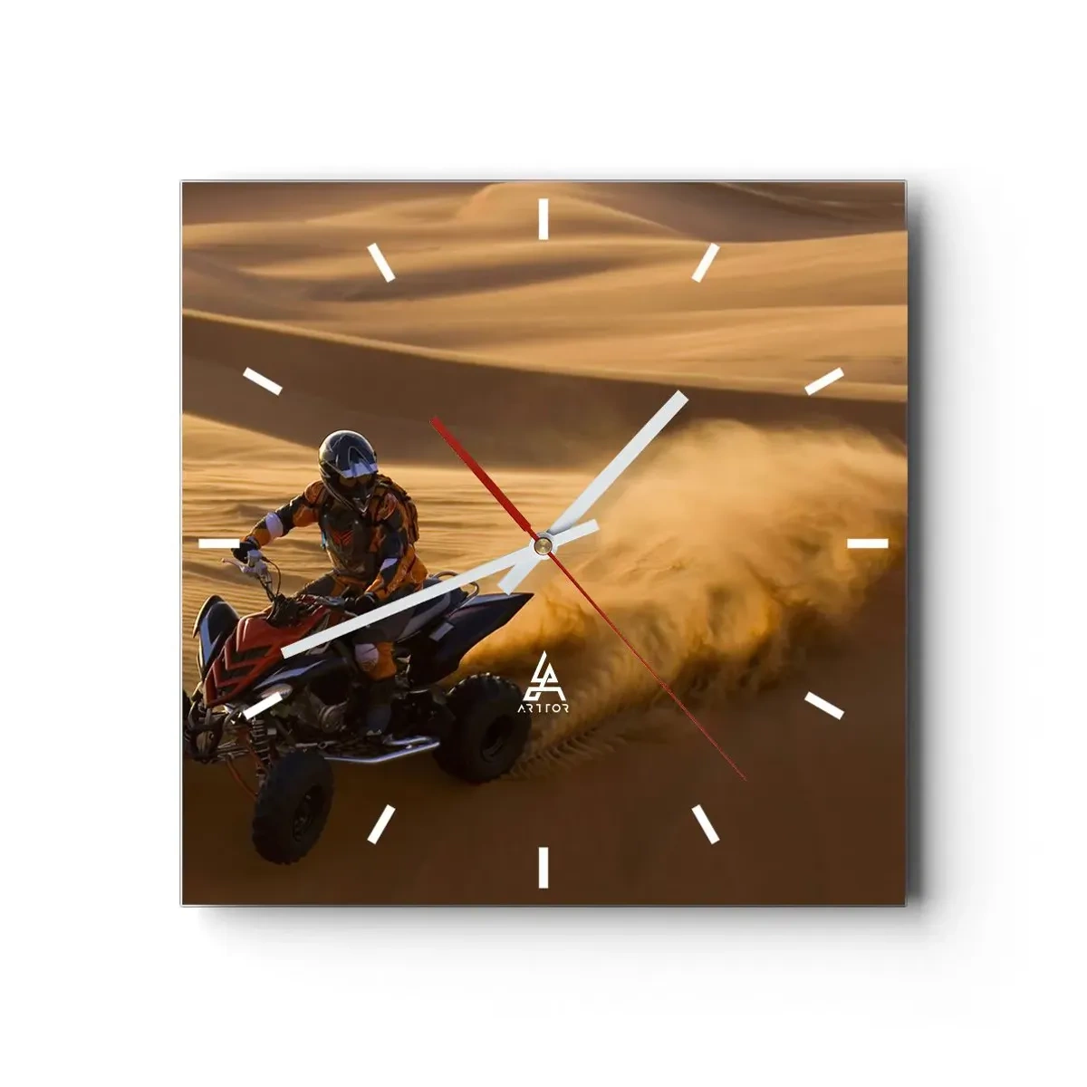 Nástěnné hodiny - Na vlnách písku - 30x30 cm