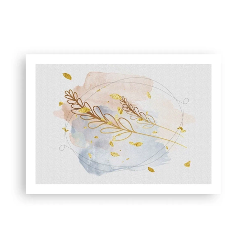 Plakát - Zlatý závan - 70x50 cm
