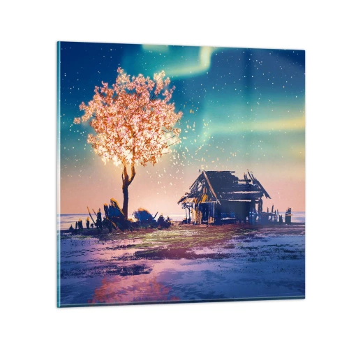 Obraz na skle - Příroda nepomíjí - 70x70 cm