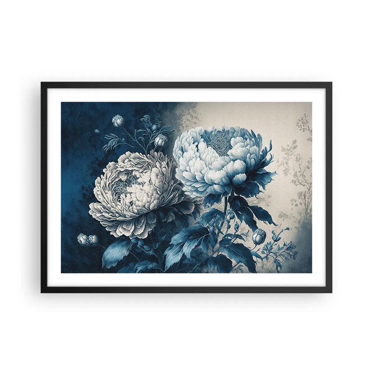 Plakát v černém rámu - Shodný pár - 70x50 cm