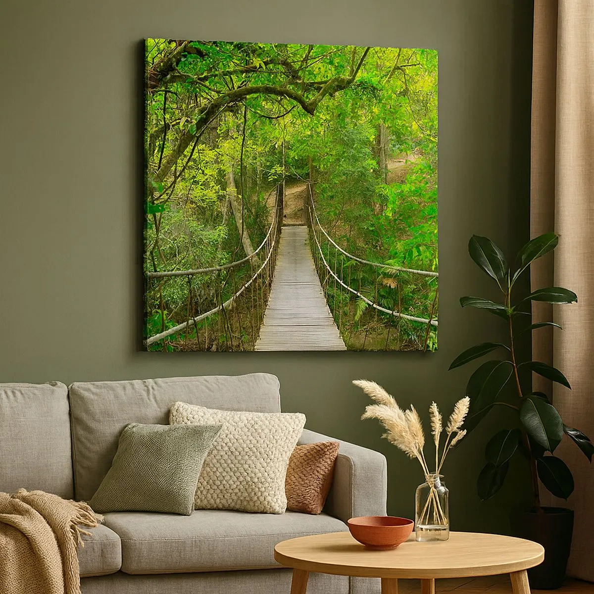 Obraz na plátně - Protože na zahradě rostou popínavé rostliny - 30x30 cm