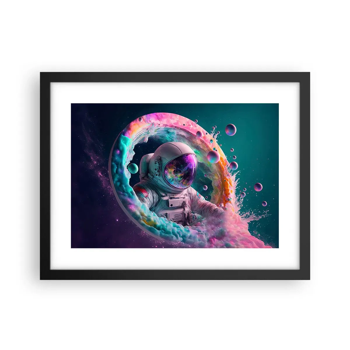 Plakát v černém rámu - Hvězdná brána - 40x30 cm