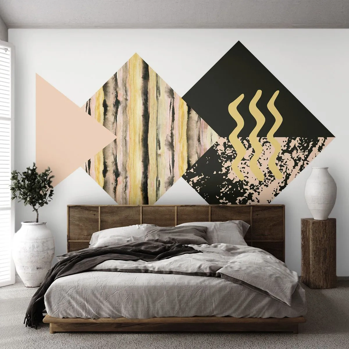Fototapeta Samolepicí Deluxe Sticker - Není to tak jednoduché - Abstrakce, Kus, Moderní umění - 250x175 cm