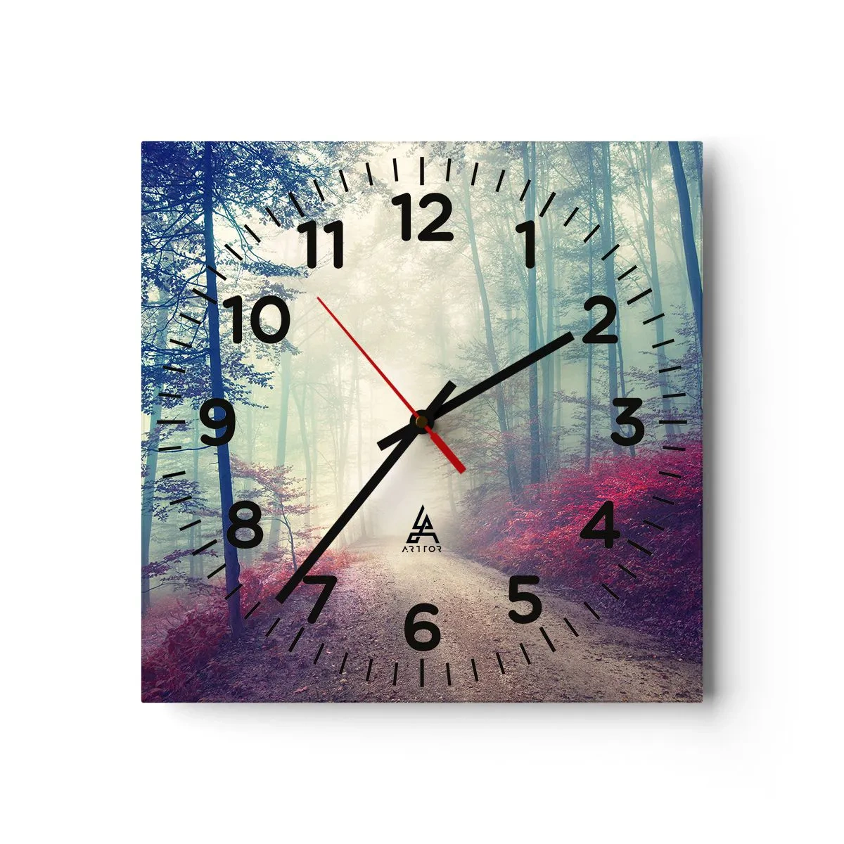 Nástěnné hodiny - Je dobře vstát s východem slunce - 40x40 cm
