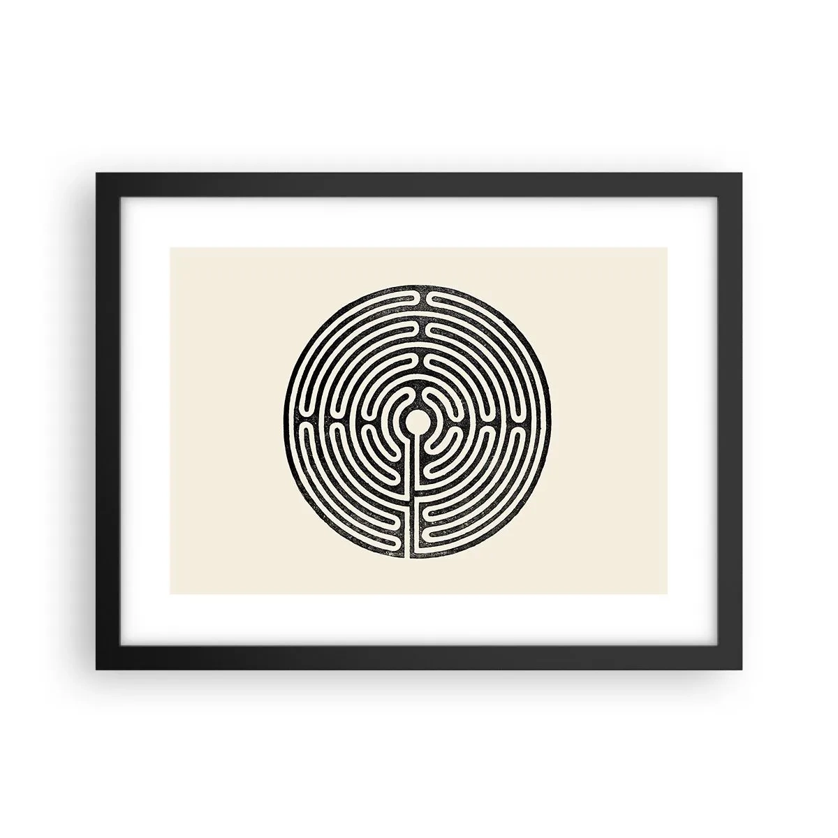 Plakát v černém rámu - Tajemný řád - 40x30 cm