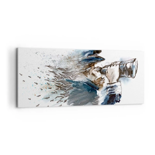 Obraz na plátně - Deset na Beaufortově stupnici! - 100x40 cm