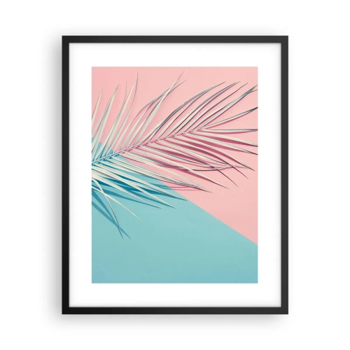 Plakát v černém rámu - Tropický dojem - 40x50 cm