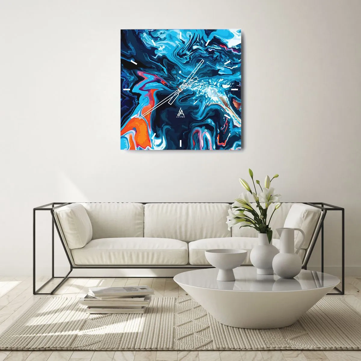 Nástěnné hodiny - Cesta do středu nebe - 40x40 cm