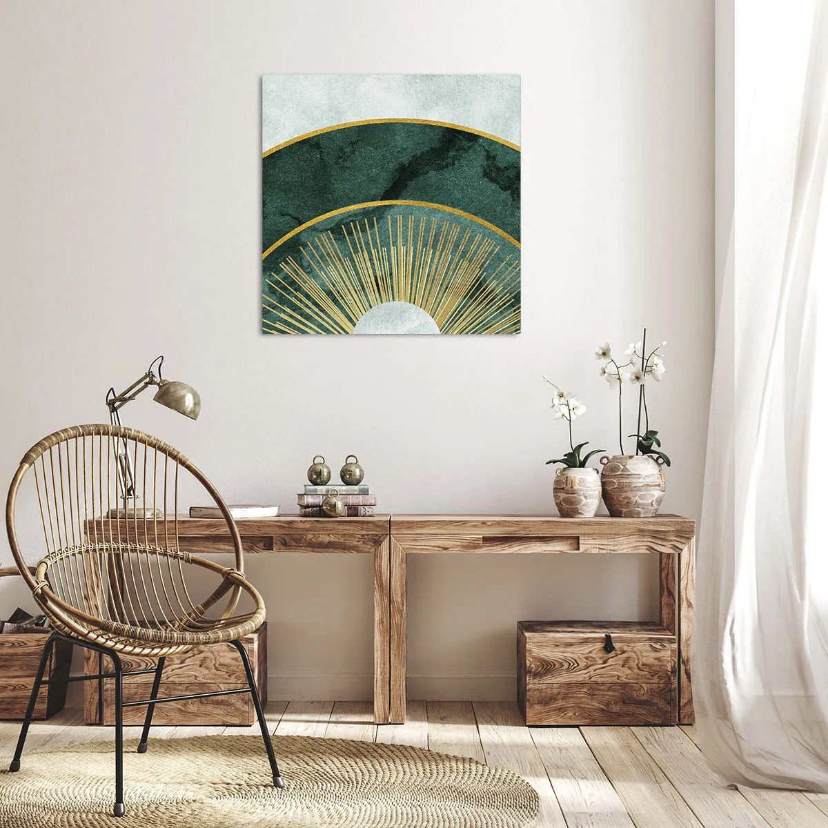 Obraz na plátně - Jiná sluneční soustava - 40x40 cm