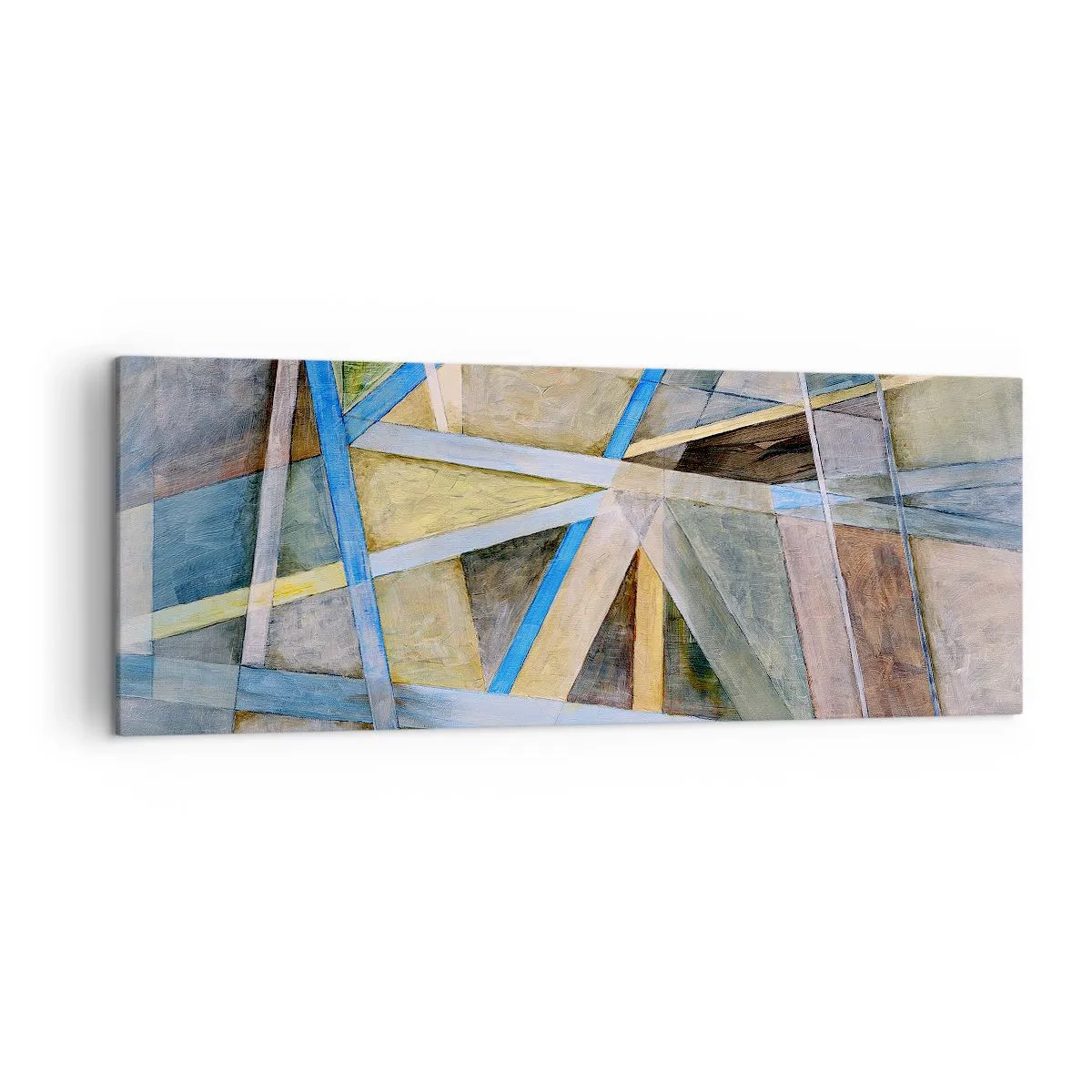 Obraz na plátně - Přímo nebo diagonálně? - 140x50 cm